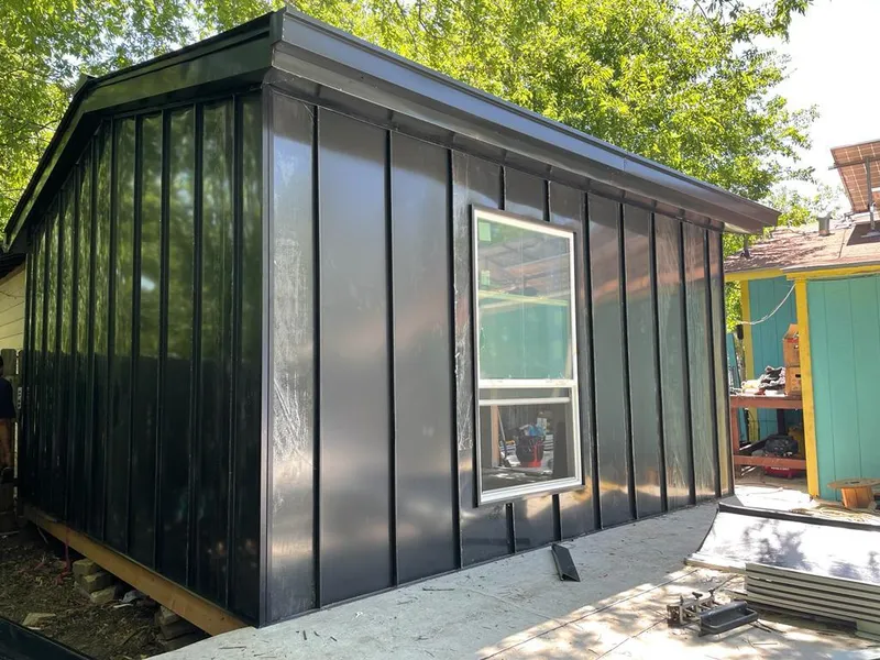 Black standing seam metal wall panels for Roof Inspection in Cathedral City
